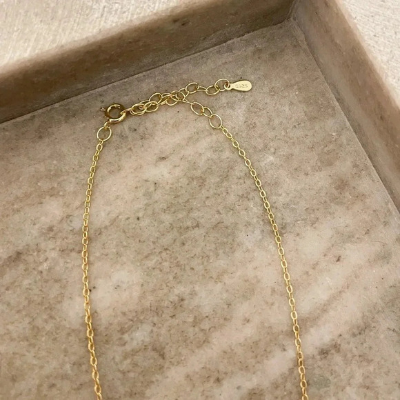 925 Sterling Silver Geometric Modern Round Circle Pendant Necklace - Picture 5 of 6